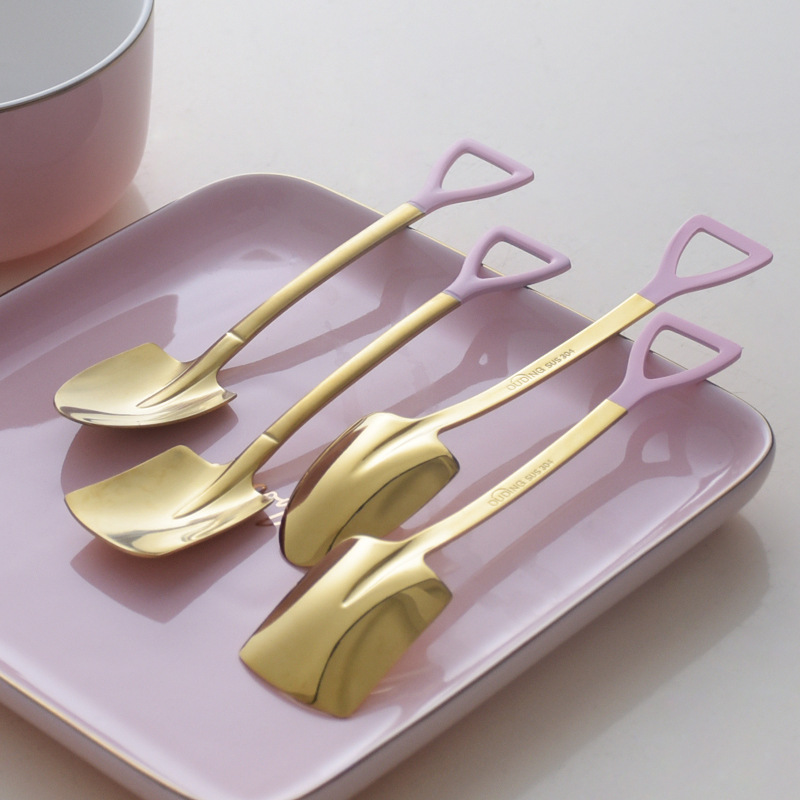 Kitchen Appliances Luxury - Cuillère de luxe en or rose,