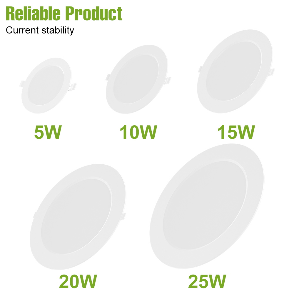 Plafonnier LED encastré rond D - Kitchen Appliances In White avis et prix