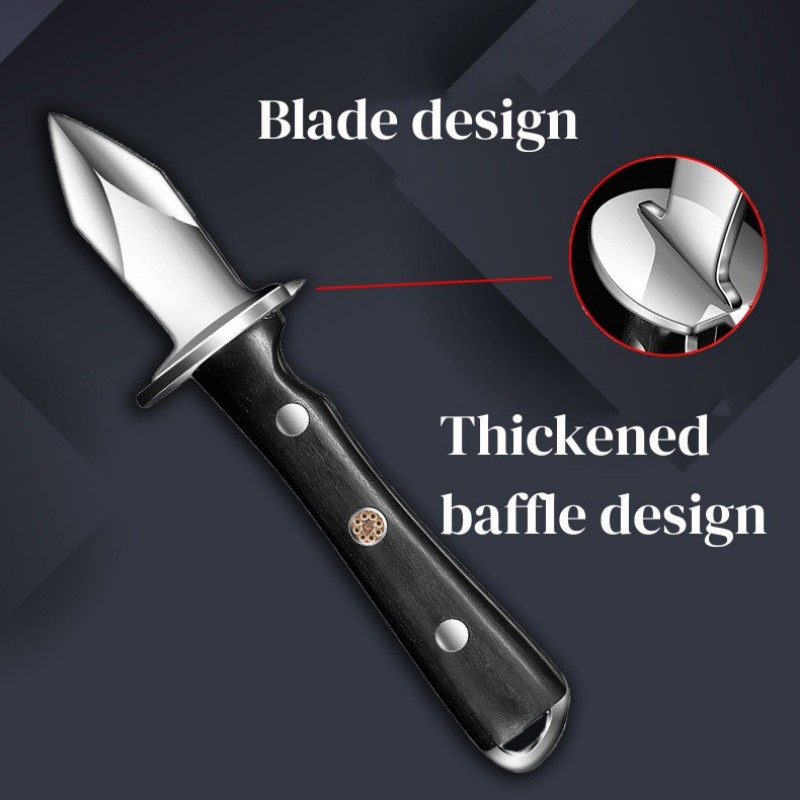 Couteau à huître en bois et ac - Kitchen Appliances Luxury avis et prix