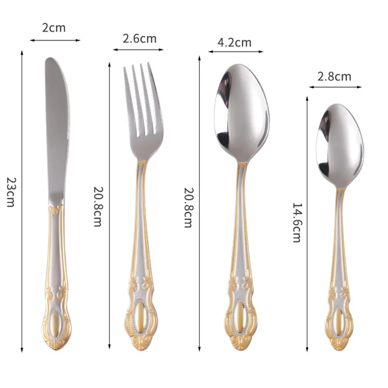 Ensemble de couverts dorés, en - Kitchen Appliances Luxury avis et prix