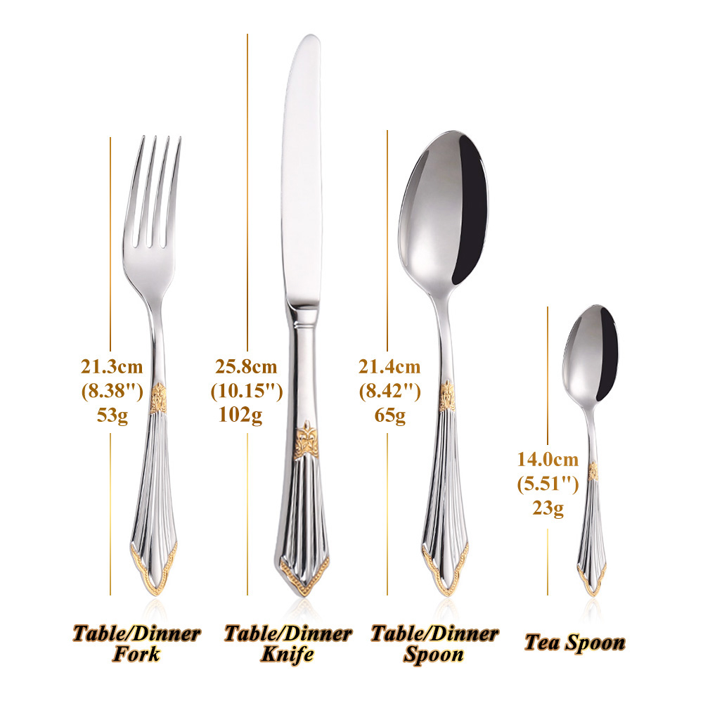 Couverts de luxe plaqués or, 4 - Kitchen Appliances Luxury avis et prix