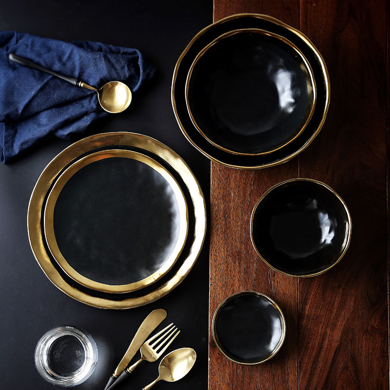 Vaisselle en céramique noir et - Kitchen Appliances In White avis et prix